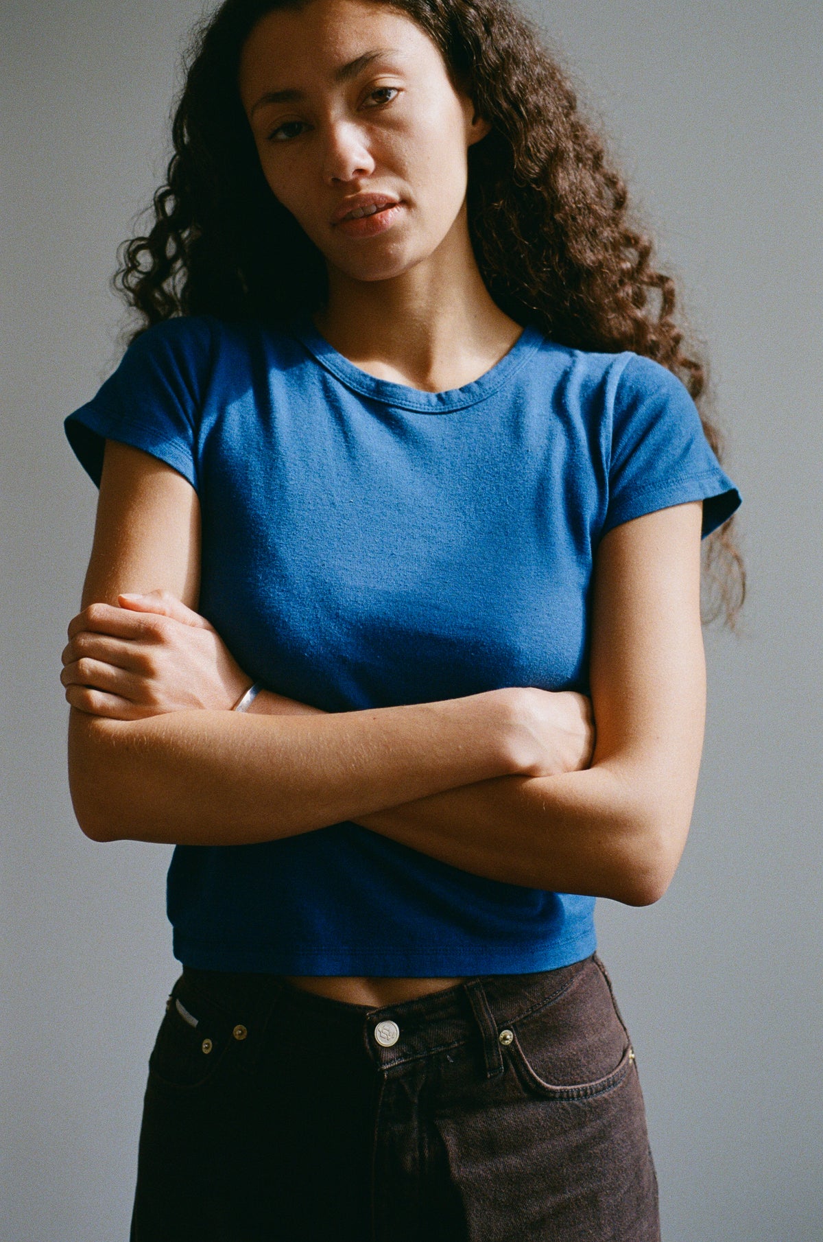 DENIM MINI TEE