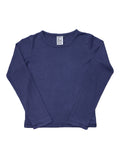 NAVY LONGSLEEVE MINI TEE