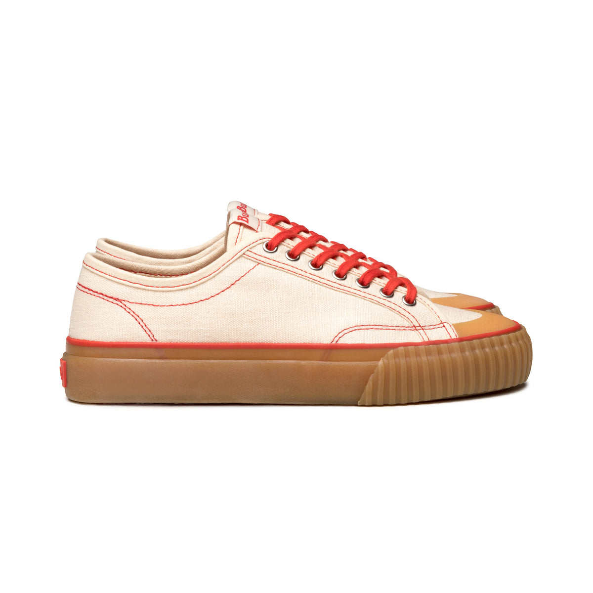 BUDDY X COLLECTIVE CANVAS SNEAKER - RED/GUM